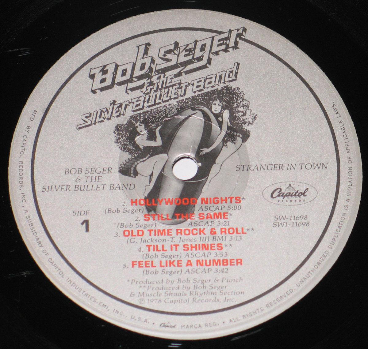 High Resolution Photo #4 BOB SEGER Stranger in Town 